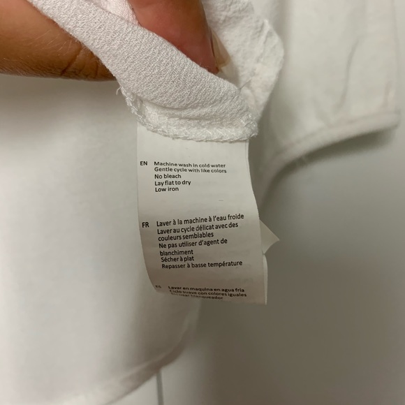 Off-Shoulder White Shirt - Picture 7 of 12